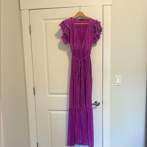 Elegant Purple Maxi Dress